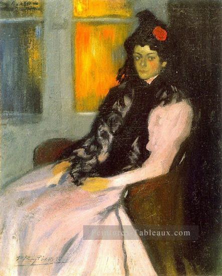 Lola Picasso soeur l artiste 1899 Pablo Picasso Peintures à l'huile